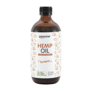 Pawsome Organics Organic Pet Hemp Oil Turmeric (For Dogs & Cats) 500ml