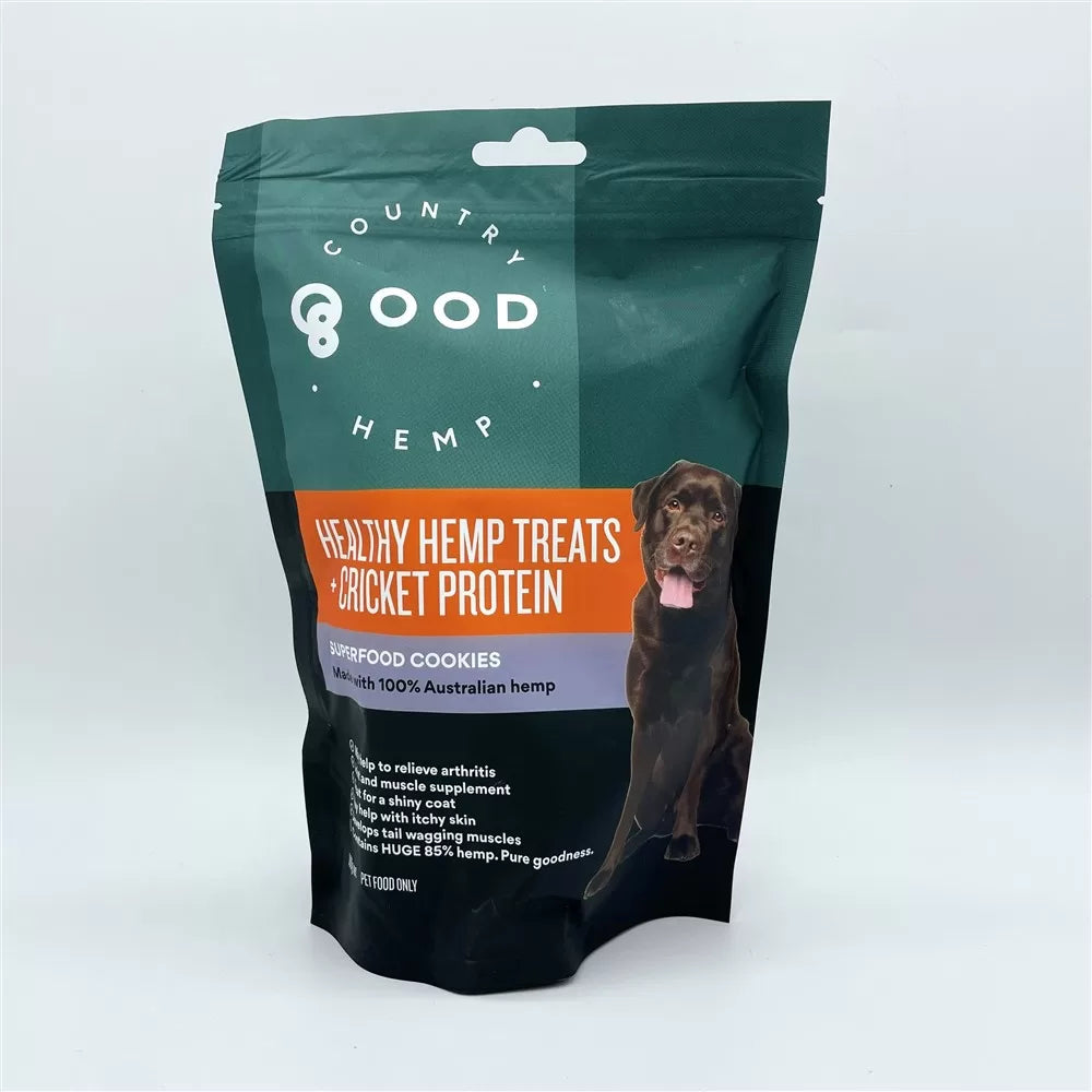 Healthy Hemp Dog Treats with Cricket Protein - 300g