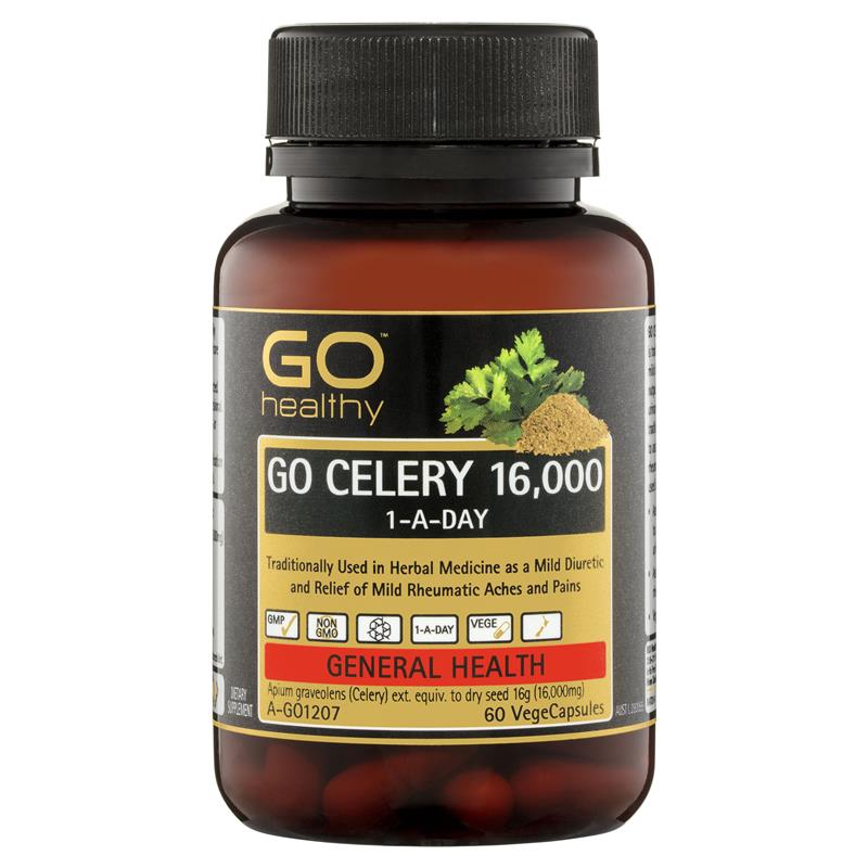GO Healthy Celery 16,000mg 60 VegeCaps