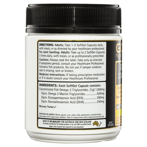 GO Healthy Fish Oil 2000mg Compact Odourless 230 SoftGel Caps