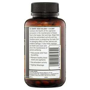 GO Healthy Grape Seed 60,000mg 120 VegeCaps