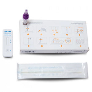Maccura Covid-19 Rapid Antigen 5pk Nasal Swab Self-Test Kit ~ Very High Sensitivity