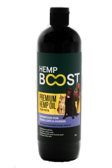 Hemp Boost 100% Raw Hemp Seed Oil for Pets 500ml